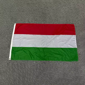 Bandera Promoción <span class=keywords><strong>directa</strong></span> de fábrica Venta 100% Poliéster Rojo Blanco Verde Hungría Bandera nacional Todos los países Bandera de 3x5ft - Product Image 3