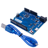 Módulo de placa de desarrollo de microcontrolador Leonardo R3 ATMEGA32U4 QFN Chip versión oficial con Cable USB