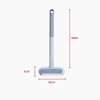 Brosse anti-poils pour chiens et chats, rouleau anti-peluches réutilisable double face pour canapé, tapis, lit, voiture, outil de nettoyage des poils d'animaux