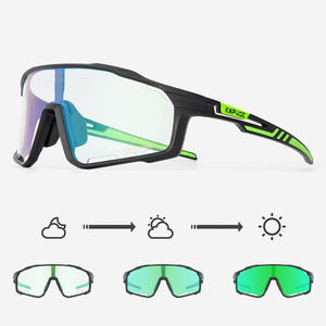 <span class=keywords><strong>KAPVOE</strong></span>-<span class=keywords><strong>gafas</strong></span> de sol TR90 <span class=keywords><strong>fotocromáticas</strong></span> para ciclismo, lentes de sol deportivas con protección ocular para interiores y exteriores, color azul y rojo, 2023 - Product Image 2