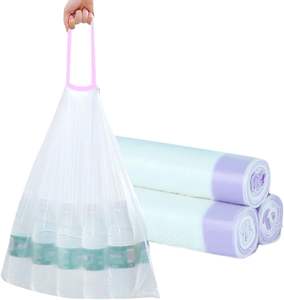 Factory Customized Heavy Duty Plastic <strong>Bag</strong> <strong>Garbage</strong> Trash <strong>Bag</strong> <strong>Drawstring</strong> <strong>Garbage</strong> <strong>Bag</strong> - Product Image 1