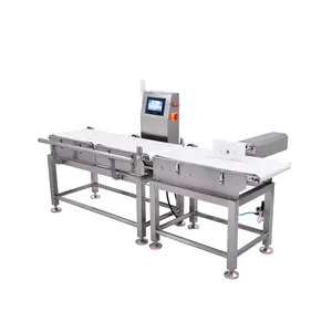 High Accuracy Automatic Check Weigher Factory Direct Sale Belt Width 300mm Shrimp Checkweigher Machine For Industry