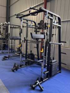 TOPTONS équipement de Fitness complet commercial entraîneur multifonctionnel équipement de gymnastique de <span class=keywords><strong>musculation</strong></span> Smith Machine Squat Rack - Product Image 3