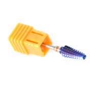 Broca Tornado púrpura de alta calidad, brocas para uñas, broca de carburo para taladro eléctrico para uñas, herramientas para decoración de uñas