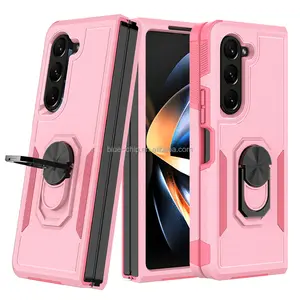 New High Quality 360 Degree Full Protect Drop proof Cover with Portable Kickstand 2 in 1 TPU PC Phone Case For Samsung Z Fold 5