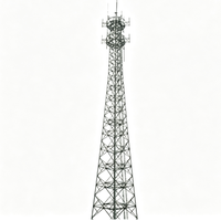 Tour de communication en acier Q355B à 4 poteaux, assemblage rapide, résistante à la rouille, pour la couverture de signal télécom en zone rurale isolée