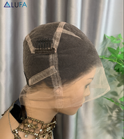 Perruque complète en dentelle DX656 de qualité salon de coiffure vietnamien, style afro crépu serré pour femme noire, pré-tressée avec ligne de cheveux naturelle