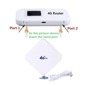 Antenne de <span class=keywords><strong>routeur</strong></span> CPE <span class=keywords><strong>4G</strong></span> 35dBi à double interface, antenne externe <span class=keywords><strong>4G</strong></span> LTE pour modem Mifi <span class=keywords><strong>B525</strong></span> B310 B315 B593 B612 B715 - Product Image 2
