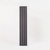 Radiateur mural vertical en acier inoxydable au design minimaliste moderne avec fonction d'économie d'énergie pour usage scolaire