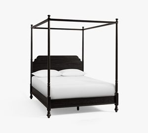 Cama de Panel de Madera Sólida Americana, Clásica, Color Marrón, Estructura de Madera, Tamaño King/Queen, Muebles de Dormitorio Vintage - Product Image 2