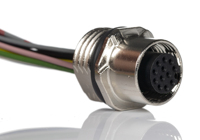 Câble de capteur/'actionneur PLC 1556252 100% Original en stock, 500 mm de long, connecteur femelle M12 vers extrémité ouverte, PU, IP67, Série SAC