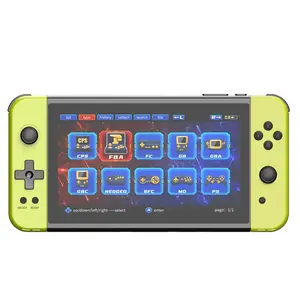 New POWKIDDY X70 Handheld Game console 7 inch HD Screen Retro Game Cheap Children's Gifts Support Two-Player Games