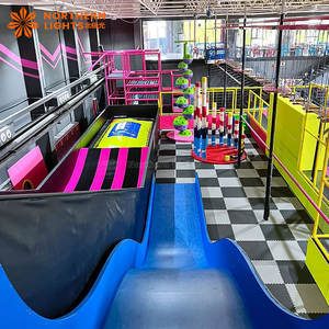 Trampoline Park Bowling Center Cours Ninja Jungle Gymnases Hache Lancer <span class=keywords><strong>Centre</strong></span> de jeu <span class=keywords><strong>Parc</strong></span> d'aventure - Product Image 2