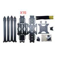 3K Kohlefaser 7 10 13 15 18 Zoll für FPV Langstrecken-Renndrohne Quadcopter UAV RC Rahmen-Kit