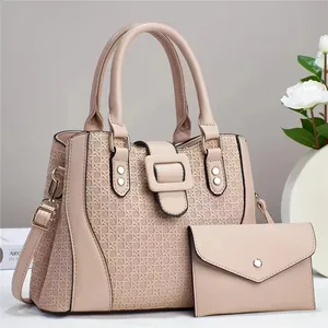 Ensemble deux pièces rétro élégant <span class=keywords><strong>pour</strong></span> femme, sacs messager polyvalents en PU et polyester durables, nouveauté tendance <span class=keywords><strong>pour</strong></span> mamans d'âge mûr - Product Image 6