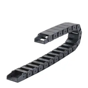 Plastic Cable Chain JFLO 18mm Close Type Interior Opening Plastic Cnc Cable Chain Wire Carrier