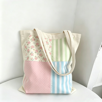 Sacs fourre-tout personnalisés en gros avec slogan de marque et poche intérieure pour femmes