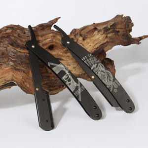 Nieuw Aangekomen Heren Mini Draagbare Safety Face Kapper Scheerapparaat Rvs Baard Opvouwbare Scheermes - Product Image 1