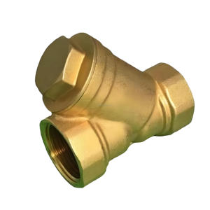 Filtro tipo Y de alta calidad Conexión de extremo roscado Válvula de filtro de latón Conector adaptador de instalación de tuberías