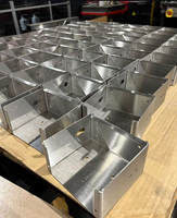 Boîtier en aluminium OEM YISHANG, découpe au laser, pliage, soudage, boîte de commande de haute précision