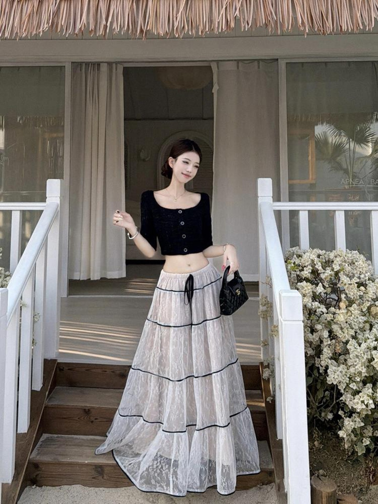 short wedding dresses vintage lace Short Lace Tulle Tea Length Wedding Dress Half Sleeve-Bridelily