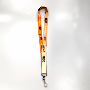 Cordón de impresión por sublimación de tinte colorido personalizado, cordón de correa de cuello deportivo Exhbiton con portatarjetas de identificación - Product Image 2