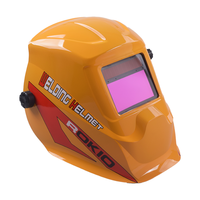 Casque de soudage à obscurcissement automatique à batterie au lithium rechargeable et cellule solaire pour l'entretien et la réparation