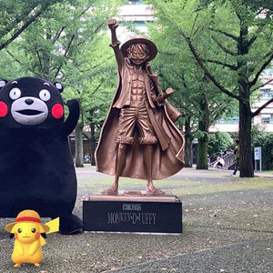 Cuộc Sống Kích Thước Nổi Tiếng Nhật Bản Anime Nhân Vật Điêu Khắc Bronze Luffy Bức Tượng - Product Image 3