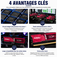 PUSKILL Laptop Gaming Grosir RAM DDR5 Komputer Notebook Kelas Atas RAM Laptop DDR5 Memori SODIMM DDR5