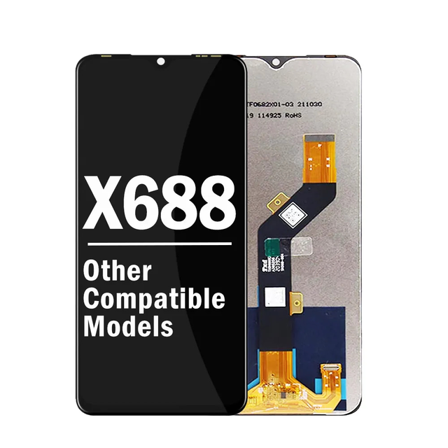 Mobile Phone Lcds for Infinix Tecno Itel Display Screen X657 X650 X653 X680 X688 Kg5j Ka7