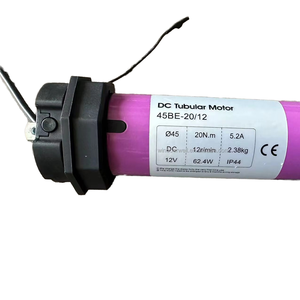 Moteur tubulaire électrique monophasé 50 Hz pour <span class=keywords><strong>volet</strong></span> <span class=keywords><strong>roulant</strong></span>, porte et fenêtre, avec <span class=keywords><strong>commande</strong></span> <span class=keywords><strong>radio</strong></span> - Product Image 1