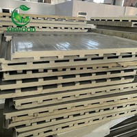 Panneau sandwich de toiture en polyuréthane PU, panneau de toiture isolé PIR pour maison préfabriquée et entrepôt