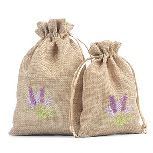 Sacs en <span class=keywords><strong>toile</strong></span> <span class=keywords><strong>de</strong></span> <span class=keywords><strong>jute</strong></span> recyclable <span class=keywords><strong>de</strong></span> 10*14 cm avec motif brodé, cordon <span class=keywords><strong>de</strong></span> serrage, sachets <span class=keywords><strong>de</strong></span> <span class=keywords><strong>lavande</strong></span> <span class=keywords><strong>pour</strong></span> cadeau d'anniversaire, vacances - Product Image 1