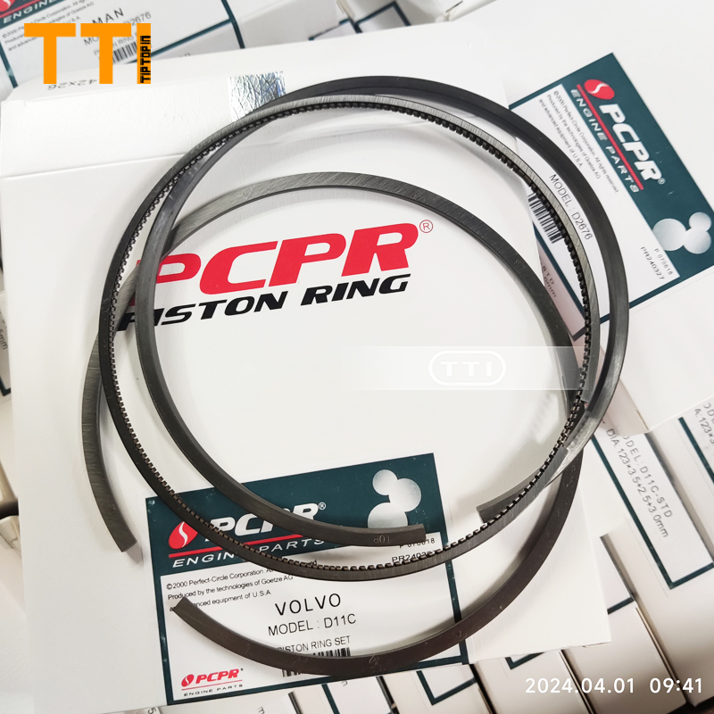 MAHLE Original 42089CP Engine Piston Ring Set - High Alloy Steel, Superior Oil Control, OE Replacement