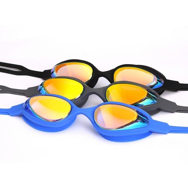 Custom Anti-Fog Racing Silicone Swim Glasses for Adults Fashionable Optical Rubber Swimming Eyewear Sports Eyewear