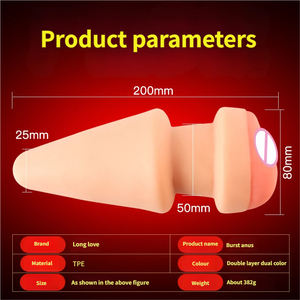 Gel anal réaliste, masturbateur <span class=keywords><strong>pour</strong></span> adultes, jouets sexuels <span class=keywords><strong>pour</strong></span> femmes, premium <span class=keywords><strong>pour</strong></span> le plaisir sexuel féminin, gros <span class=keywords><strong>plug</strong></span> anal en silicone - Product Image 2