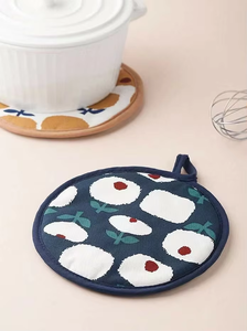 <span class=keywords><strong>Gant</strong></span> de cuisine en coton imprimé clair <span class=keywords><strong>gant</strong></span> de cuisine gants de four résistants à la chaleur - Product Image 3