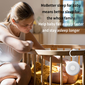 Bán buôn USB powered nhựa trắng tiếng ồn giấc ngủ âm thanh máy với ánh sáng ban đêm 15 nhẹ nhàng thiên nhiên âm thanh & điều chỉnh âm lượng - Product Image 4