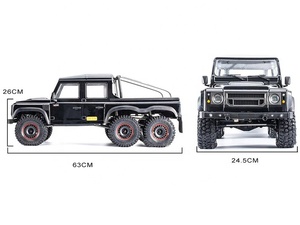 Yikong yk6101 1:10 2.4GHz điện 6wd RC Trail xe tải 6*6 đá bánh xích Đồ chơi với CNC khung hợp kim nhôm và động cơ chống thấm nước - Product Image 2