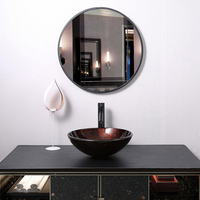 Robinet de lavabo Commercial à un trou pour camping-car, robinet de lavabo à un trou moderne à une poignée, robinet de mélangeur de lavabo de salle de bain noir mat