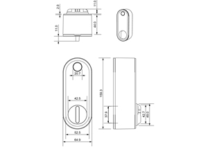 OEM nuki similar smart <b>lock</b> tedee fechadura eletrônica high end motorised cylinder <b>lock</b> - Product Image 4