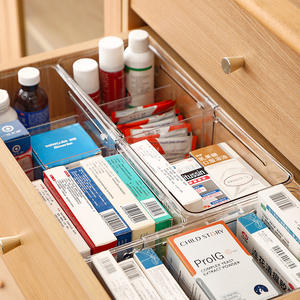 Cajas Organizadoras Expandibles Transparentes de Plástico para Cajones, con Divisores, al por Mayor - Product Image 4