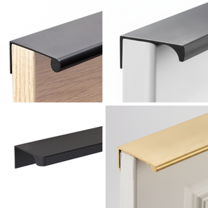 서랍 숨겨진 크롬 블랙 엑스트라 롱 255mm 알루미늄 당겨 알루미늄 가구 핸들 사용자 정의 긴 캐비닛 핸들 - Product Image 4