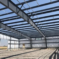 Estructuras de Acero Prefabricadas, Estructura de Secciones Q235B/Q345B, Construcción con 50 Años de Vida Útil, Acero de Gran Resistencia, Almacén Moderno