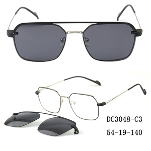 DC3048 nuovo disegno di <span class=keywords><strong>occhiali</strong></span> da sole polarizzati <span class=keywords><strong>clip</strong></span> in metallo sul telaio <span class=keywords><strong>occhiali</strong></span> - Product Image 4