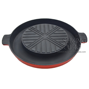 กระทะเหล็กหล่อสไตล์เอเชีย สำหรับทำมุกตะ บาร์บีคิวไทย-เกาหลี ย่างสเต็ก อบควัน ปิ้งย่าง หม้อไฟ หมูตุ๋น - Product Image 2