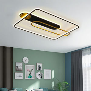 Hot Sale Ultra-Thin Smart LED Ceiling Lamp Living Room Bedroom Three-Color (White) Switch Power Generation Rectangular Shades - Product Image 2