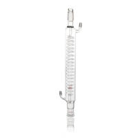 Condensateur en verre borosilicate 3.3 pour laboratoire, à reflux, avec joint de goulot standard