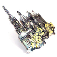 Conception libre OEM logo personnalisé sécurité compagnie aérienne insigne aile insigne souvenir placage en alliage de zinc blanc métal sport fierté émail broches