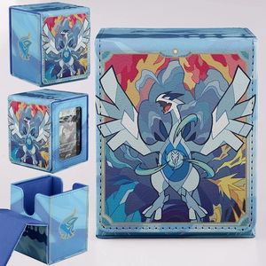 Caja de Cartas al por Mayor, Caja de Exhibición para Mazos Commander, Caja de Almacenamiento de Cartas Coleccionables, Caja de Cartas de Cuero Premium TCG 100 + para Mazos de Cartas Mágicas - Product Image 4